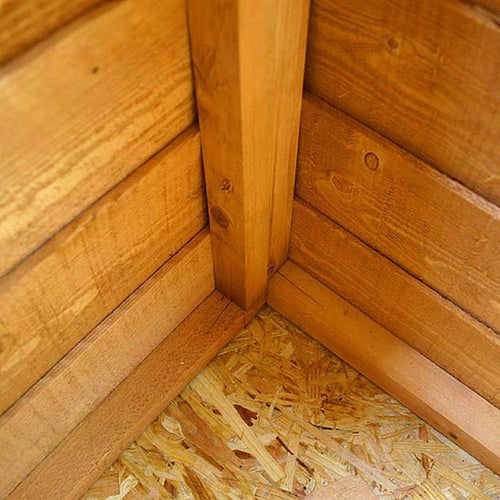 Shiplap Apex Single Door Wooden Shed
