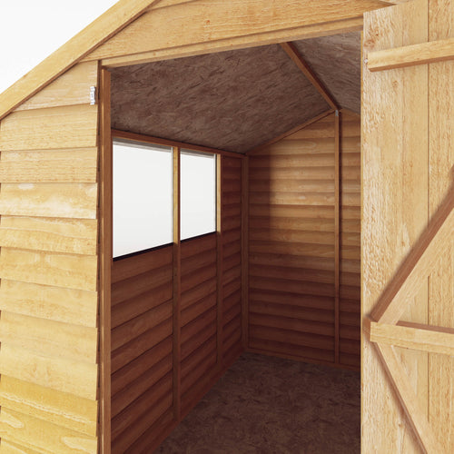 Shiplap Apex Single Door Wooden Shed